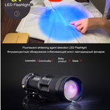 Flashlight SK68 Purple Violet Light UV torch