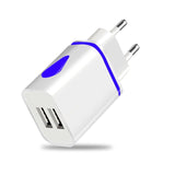 USB Charger Dual 2 port EU 5V 2A Travel