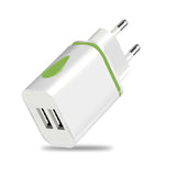 USB Charger Dual 2 port EU 5V 2A Travel