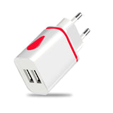 USB Charger Dual 2 port EU 5V 2A Travel