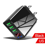 Port USB Phone Charger LED Display EU