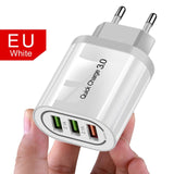 18W Quick Charge 3.0 3 Port USB