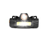 Portable mini LED Headlamp XPE+COB LED