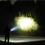 Powerful flashlight 18650 usb torch lantern