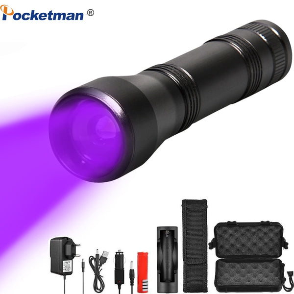 UV Flashlight UV Light white light LED