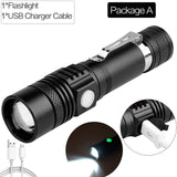 Super Bright Led flashlight USB linterna led