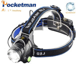 Waterproof Head Torch flashlight Head