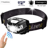 High Bright LED Headlamp Body Motion Sensor