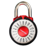 Wide Combination Dial Padlock with Aluminum