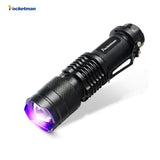 Flashlight SK68 Purple Violet Light UV torch
